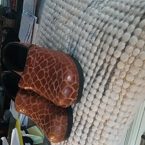 Sanita clog brown size 36 possibly worn once